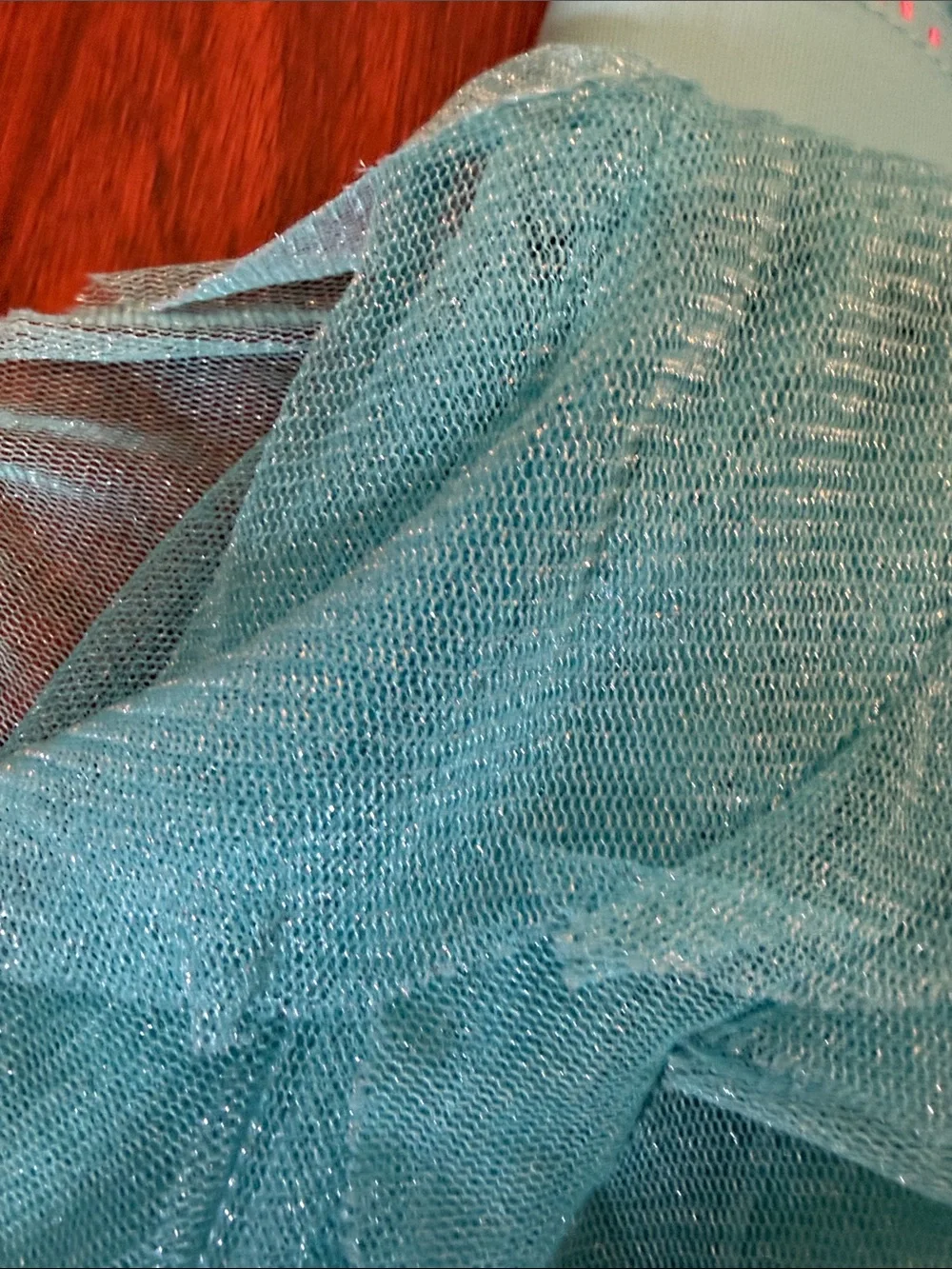 Disney Store Girls' Aqua Little Mermaid Tulle Costume Dress - Picture 7 of 13